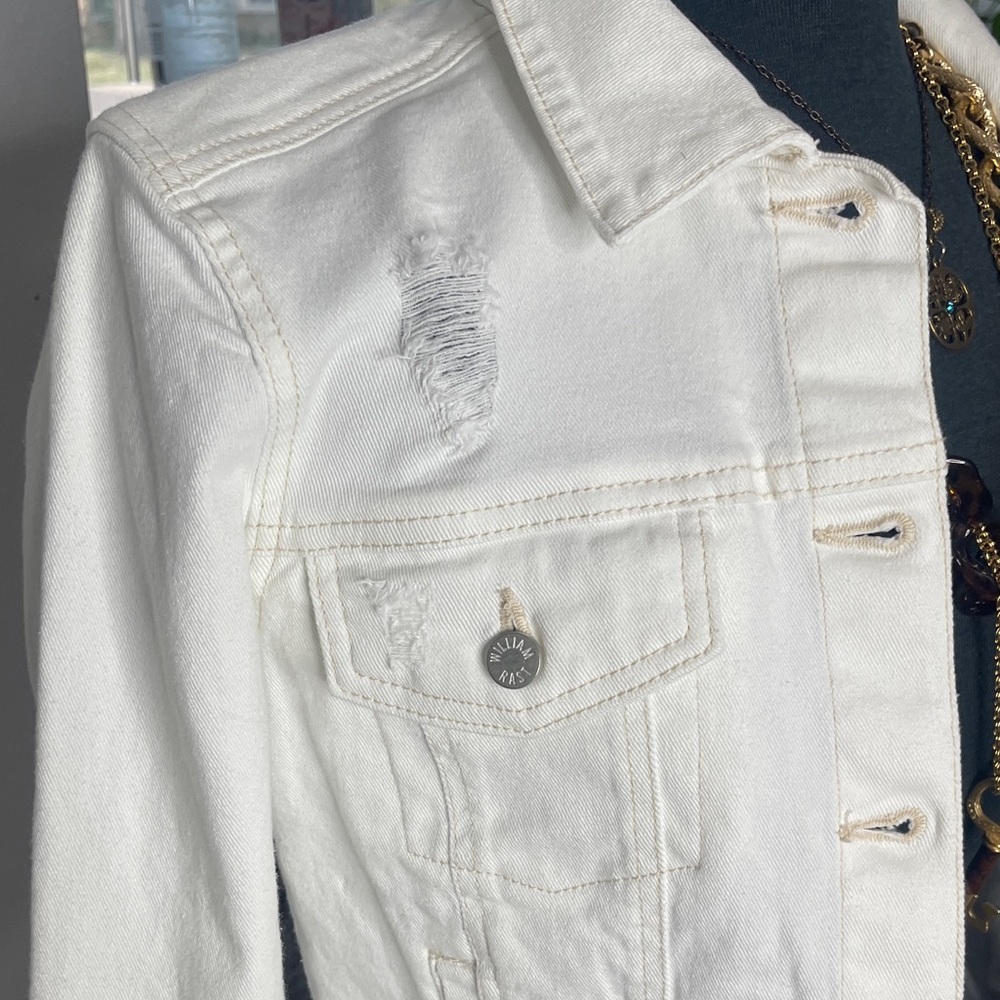 William Rast White Jean Jacket - Picture 3 of 8